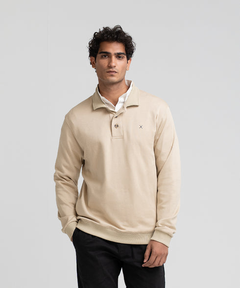 Men's Spacer Collared Sweatshirt